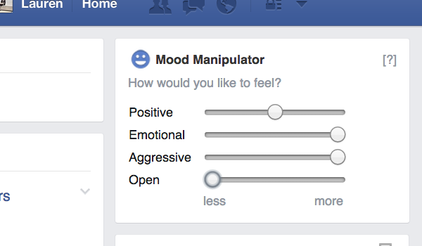 How about choosing the mood you want?