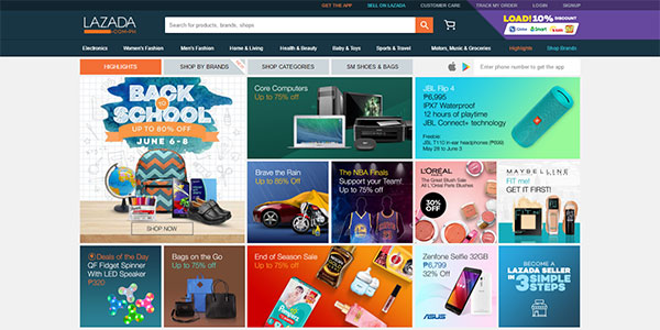 Top e-commerce sites in the Philippines 2017