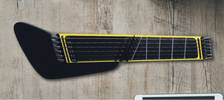 The Jammy is a steel string guitar that fits in a pocket