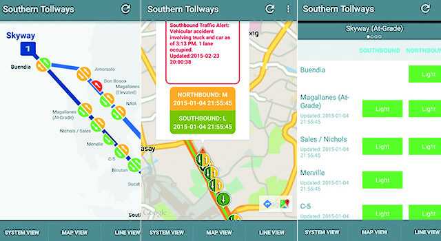 Southern Tollways – Mobile App, Real Time Traffic Stats
