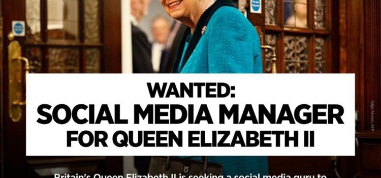 JOB ALERT: Queen Elizabeth is looking for a social media director