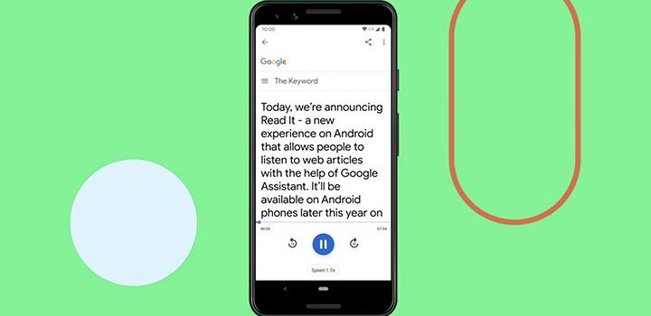 Google assistant can now read aloud