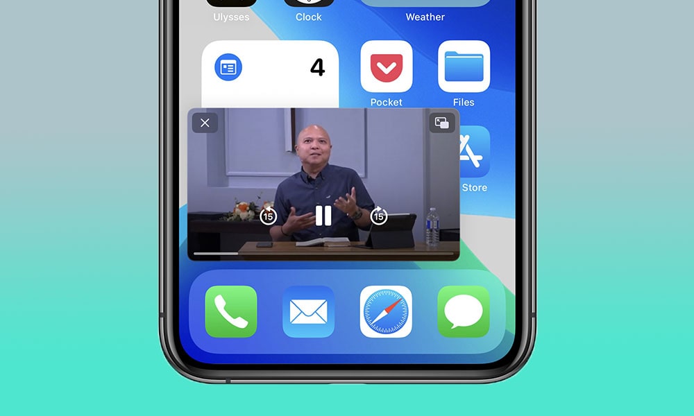 iOS-14-PiP-on-iPhone - youtube-min