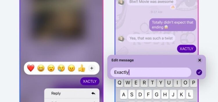 Now available: Edit Messages on Facebook Messenger